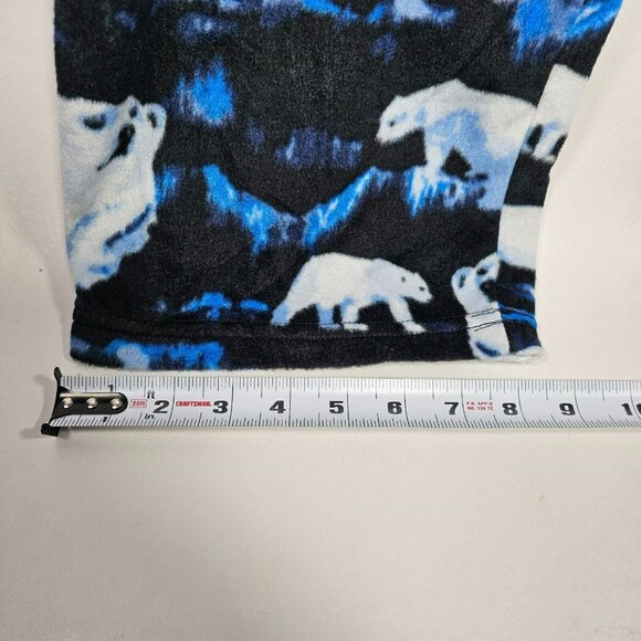 Cuddl Duds Fleece Pajama Pants NWT Wide Leg Men's XXL (38x30") Polar Bear Print - Picture 6 of 9